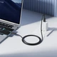 Кабель Borofone BX123 Leya silicone charging data cable Type-C Black (6941991124211) - изображение 5