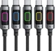 Кабель Acefast C21-03, Type-C to Type-C, 60W, Nylon, Aluminum Alloy connectors, 1.2 м Black (6974316284666) - изображение 6
