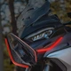 Дефлектори для мотоцикла 17см, (декоративний спойлер 2шт) Led червоний - изображение 4