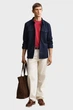 Чоловіча темно-синя сорочка TWILL OVERSHIRT Gant L 3250309 - изображение 2