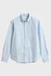 Чоловіча блакитна сорочка CLASSIC Gant XL 3260026 - изображение 5