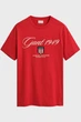 Чоловіча червона футболка GRAPHIC Gant M 2003370 - изображение 5