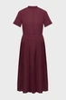 Жіноча бордова плісирована сукня PLEATED Gant 34 4503458 - изображение 1