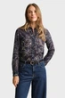 Жіноча темно-синя сорочка з візерунком FLORAL Gant 34 4300662 - изображение 1