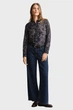 Жіноча темно-синя сорочка з візерунком FLORAL Gant 34 4300662 - изображение 2