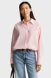 Жіноча рожева сорочка у смужку CLASSIC Gant 40 4300605 - изображение 1