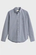 Чоловіча темно-синя картата сорочка CLASSIC GINGHAM Gant M 3000150 - изображение 6