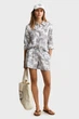 Жіночі білі лляні шорти з візерунком FLORAL Gant 34 4020144 - изображение 2