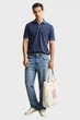 Чоловіче темно-синє поло SUNFADED Gant XL 2014057 - зображення 2