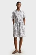 Жіноча біла лляна сукня з візерунком FLORAL Gant 36 4503511 - изображение 2