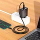 Мережевий зарядний пристрій HOCO CS26A Article PD45W три порти 2Type-C + 1USB-A Power Delivery та Quick Charge Black 6942007639811 - зображення 7