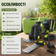 Аккумуляторный кусторез KRAFFTEC 36V с двумя аккумуляторами, насадками для травы и кустов, лезвиями из нержавеющей стали - изображение 2