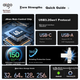 Aigo 64GB Type-C USB3.2 Mobile Flash Drive U356 Cool High-Speed Version Silver Dual Interface USB Drive for Phones And Computers New Upgrade 220MB/s - изображение 7