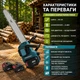 Пила акумуляторна ланцюгова 48V із шиною 45 см, двома акумуляторами, безщітковим двигуном та автоматичним змащенням ланцюга - зображення 2