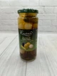 Микс оливок Excelencia Coctel в стекле с косточкой с корнишонами и луком 340/190 грамм - изображение 1