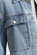 Жіноча блакитна джинсова куртка WITH TIE DETAIL Gant XS 4700408 - изображение 4