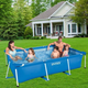 Прямоугольные каркасные бассейны Каркасный бассейн для дома Intex Rectangular Frame Pool 260 x 160 x 65 см - изображение 3