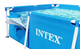 Прямоугольные каркасные бассейны Каркасный бассейн для дома Intex Rectangular Frame Pool 260 x 160 x 65 см - изображение 9