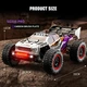Машинка на радиоуправлении ZLL SG316 PRO 1:16 White Purple – RC внедорожник 4WD с полностью пропорциональным управлением, независимой подвеской, LED-подсветкой, до 40 км/ч, до 30 минут, до 150 м - изображение 5