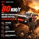 Машинка на радиоуправлении ZLL SG316 MAX 1:16 Black RC – монстр-трак 4WD с бесколлекторным двигателем, металлической трансмиссией, LED-подсветкой, до 80 км/ч, до 40 минут, до 300 м - изображение 2
