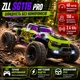 Машинка на радиоуправлении ZLL SG116 PRO 1:16 Green/Purple RC - монстр-трак 4WD с полностью пропорциональным управлением, LED-подсветкой, до 40 км/ч, до 30 минут, до 150 м - изображение 2