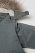 Дитяча куртка-парка для дівчинки H&M 68 см хакі з хутром - изображение 4