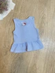 Дитяча літня блузка без рукавів для дівчинки Primark 104 см в смужку хеллов кітті бантики - изображение 2