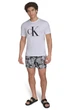 Мужской рашгард Calvin Klein футболка для купания с защитой от солнца UPF 40 1160175120 (Белый S) - изображение 4