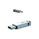 Флешка ASUS ADOU 32ГБ USB 3.2 Gen1 металлическая серебристая U300 - изображение 3