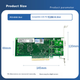 Сетевая карта PERCKO Intel 82599 Chip PCI-Ex8 10G Gigabit Fiber Optic Network Card X520-DA1, SFP+ Server E10G41BF, совместимая с X520T1 M2, для подключения к гигабитной сети. - изображение 5
