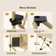 Складной походный стул Pelliot HIKER Outdoor Camping Folding Moon Chair, портативный стул для пикника, рыбалки и пляжа со спинкой, артикул 16405747, цвет хаки. - изображение 8