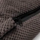 Лежак для собак и котов EGO Bosyak Велюр Soft XS 50x45 Коричневый (Ортопедическая лежанка для собак до 4 кг) - изображение 13