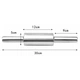 Скалка из нержавеющей стали Rolling Pin с вращающимся валиком 30 х 5 см (R97330-30) - изображение 7