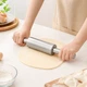 Скалка из нержавеющей стали Rolling Pin с вращающимся валиком 30 х 5 см (R97330-30) - изображение 2