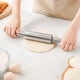 Скалка из нержавеющей стали Rolling Pin с вращающимся валиком 30 х 5 см (R97330-30) - изображение 3