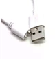 Магнитный USB-кабель для зарядки и массажеров и других портативных устройств 80 см - 6 мм Белый - изображение 3
