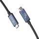 Кабель j5create JUC29L08, преміум якість, USB4, C-тато/C-тато, 0,8 м. - изображение 2