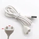 Магнитный USB-кабель для зарядки и массажеров и других портативных устройств 80 см - 8 мм Белый - изображение 1