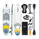 SUP-доска Rebel Active RBA-4507-WH 335×84×15 см до 170 кг White - изображение 1