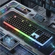 Игровой комплект клавиатура и мышь GTX350 USB RGB проводной черный - изображение 2