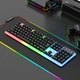 Игровой комплект клавиатура и мышь GTX350 USB RGB проводной черный - изображение 6