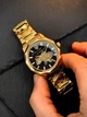 Мужские механические часы Awarder 024 «Не забуду дім» Gold-Black на металлическом браслете - изображение 1