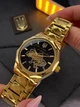 Мужские механические часы Awarder 024 «Не забуду дім» Gold-Black на металлическом браслете - изображение 7