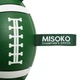 Игрушка для собак Misoko&Co Rugby Ball, 41 см, зеленый - изображение 2