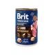 Влажный корм с ягненком и гречкой для взрослых собак Brit Premium Lamb and Buckwheat, 400 гр - изображение 1