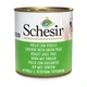 Schesir Dog Chicken With Green Peas влажный корм с курицей для собак 285 гр - изображение 1