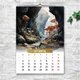 Календар настінний перекидний КАЗКОВА КРАЇНА 2027 13 АРКУШІВ ENTERSTORE 42х29.7 см (ART 260117) - зображення 11