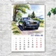 Календарь настенный перекидной АВТОМОБИЛЬНЫЕ ЛЕГЕНДЫ 2027 13 ЛИСТОВ ENTERSTORE 42х29.7 см (ART 250119) - изображение 7