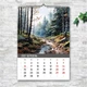 Календарь А3 настенный перекидной ПРИРОДА: ВСЕ СЕЗОНЫ 13 ЛИСТОВ ENTERSTORE 42х29.7 см (ART 250116) - изображение 4