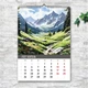 Календарь А3 настенный перекидной ПРИРОДА: ВСЕ СЕЗОНЫ 13 ЛИСТОВ ENTERSTORE 42х29.7 см (ART 250116) - изображение 5